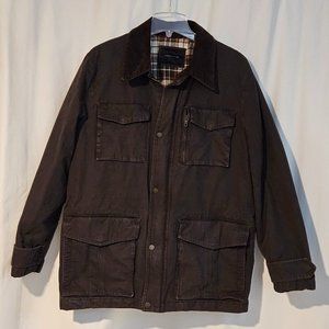 Tommy Hilfiger Men's Washed Cotton 4 Pocket Barn Jacket - Size L